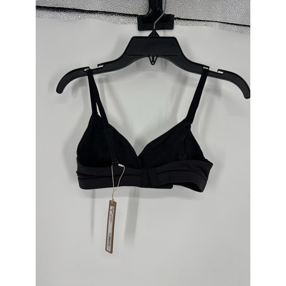Skims Fits Everybody Crossover Bralette Onyx Black Kim Kardashian Adjustable XS - Picture 2 of 5